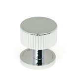 From The Anvil - Polished Chrome Judd Cabinet Knob - 32mm (Plain) | Sku. 50403 | Trade Door Handles.