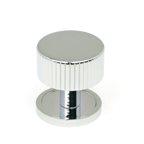 From The Anvil - Polished Chrome Judd Cabinet Knob - 32mm (Plain) | Sku. 50403 | Trade Door Handles.