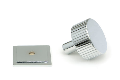 From The Anvil - Polished Chrome Judd Cabinet Knob - 32mm (Square) | Sku. 50405 | Trade Door Handles.