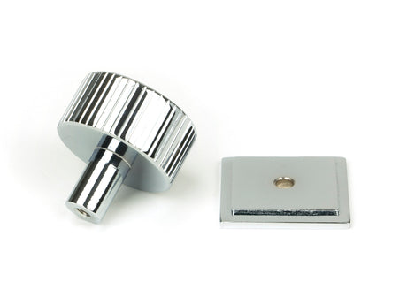 From The Anvil - Polished Chrome Judd Cabinet Knob - 32mm (Square) | Sku. 50405 | Trade Door Handles.