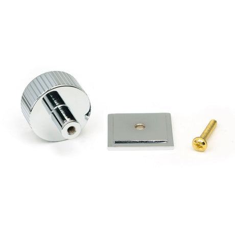 From The Anvil - Polished Chrome Judd Cabinet Knob - 32mm (Square) | Sku. 50405 | Trade Door Handles.