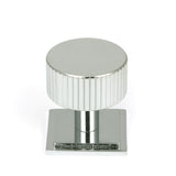 From The Anvil - Polished Chrome Judd Cabinet Knob - 32mm (Square) | Sku. 50405 | Trade Door Handles.
