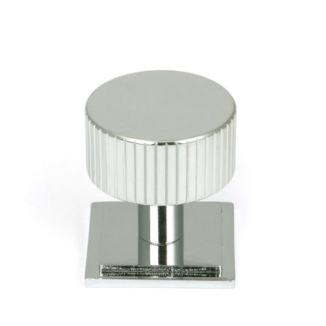 From The Anvil - Polished Chrome Judd Cabinet Knob - 32mm (Square) | Sku. 50405 | Trade Door Handles.