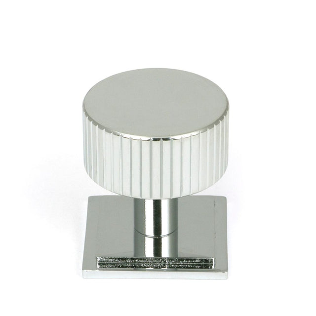 From The Anvil - Polished Chrome Judd Cabinet Knob - 32mm (Square) | Sku. 50405 | Trade Door Handles.