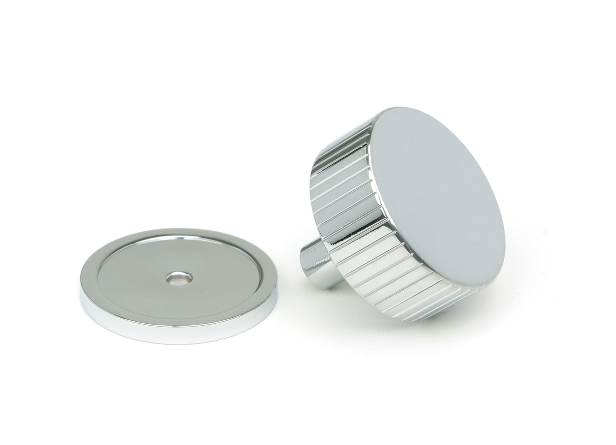 From The Anvil - Polished Chrome Judd Cabinet Knob - 38mm (Plain) | Sku. 50406 | Trade Door Handles.