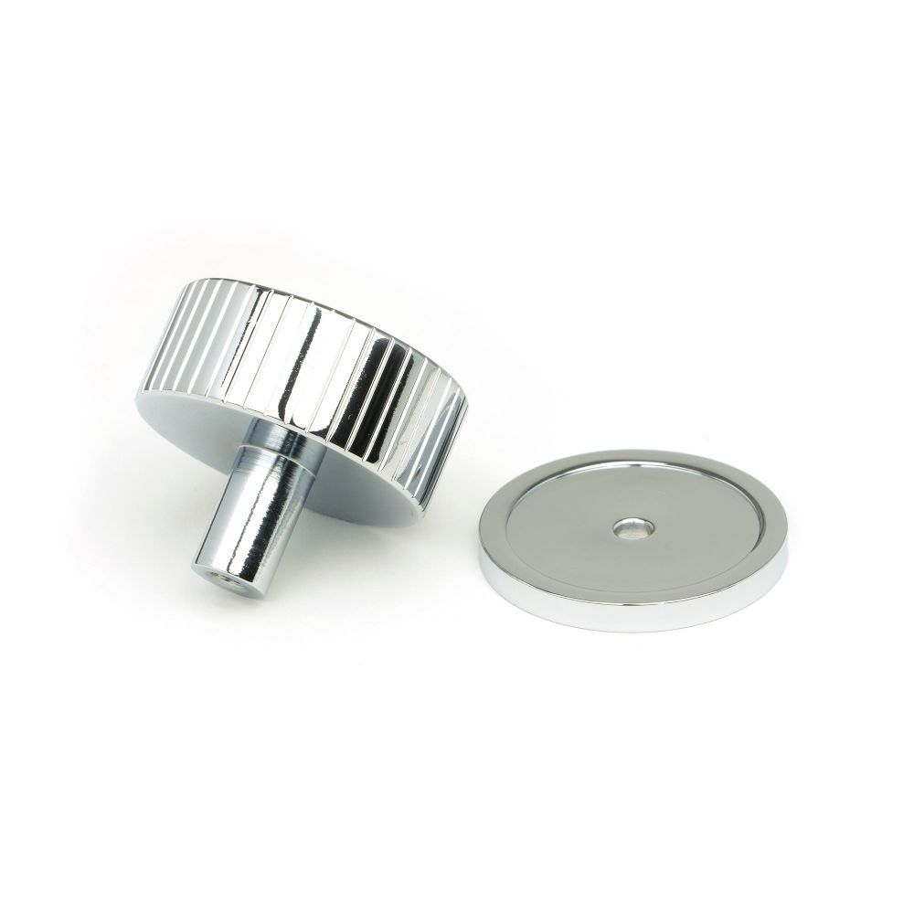 From The Anvil - Polished Chrome Judd Cabinet Knob - 38mm (Plain) | Sku. 50406 | Trade Door Handles.