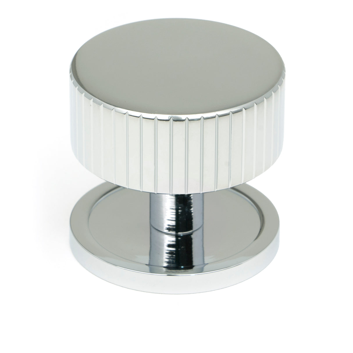 From The Anvil - Polished Chrome Judd Cabinet Knob - 38mm (Plain) | Sku. 50406 | Trade Door Handles.