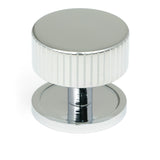From The Anvil - Polished Chrome Judd Cabinet Knob - 38mm (Plain) | Sku. 50406 | Trade Door Handles.