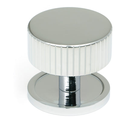 From The Anvil - Polished Chrome Judd Cabinet Knob - 38mm (Plain) | Sku. 50406 | Trade Door Handles.