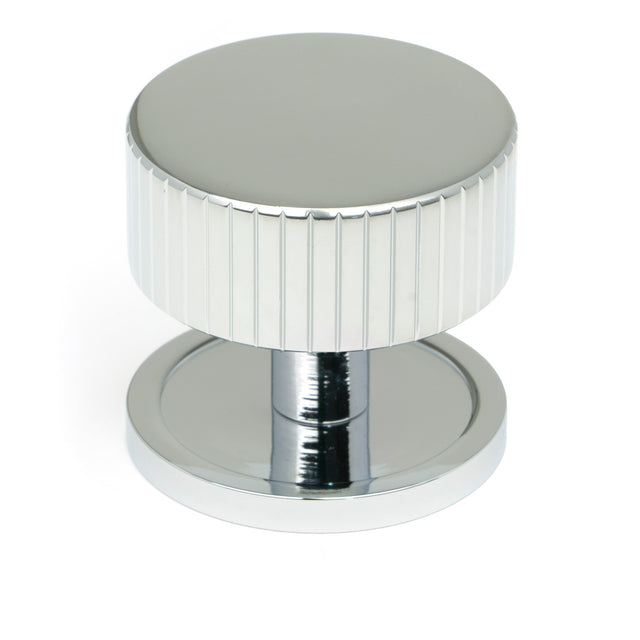 From The Anvil - Polished Chrome Judd Cabinet Knob - 38mm (Plain) | Sku. 50406 | Trade Door Handles.