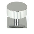 From The Anvil - Polished Chrome Judd Cabinet Knob - 38mm (Square) | Sku. 50408 | Trade Door Handles.