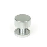 From The Anvil - Satin Chrome Judd Cabinet Knob - 25mm (Plain) | Sku. 50412 | Trade Door Handles.