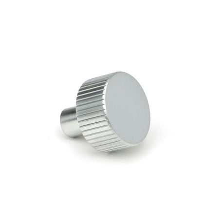 From The Anvil - Satin Chrome Judd Cabinet Knob - 25mm (No rose) | Sku. 50413 | Trade Door Handles.