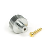 From The Anvil - Satin Chrome Judd Cabinet Knob - 25mm (No rose) | Sku. 50413 | Trade Door Handles.