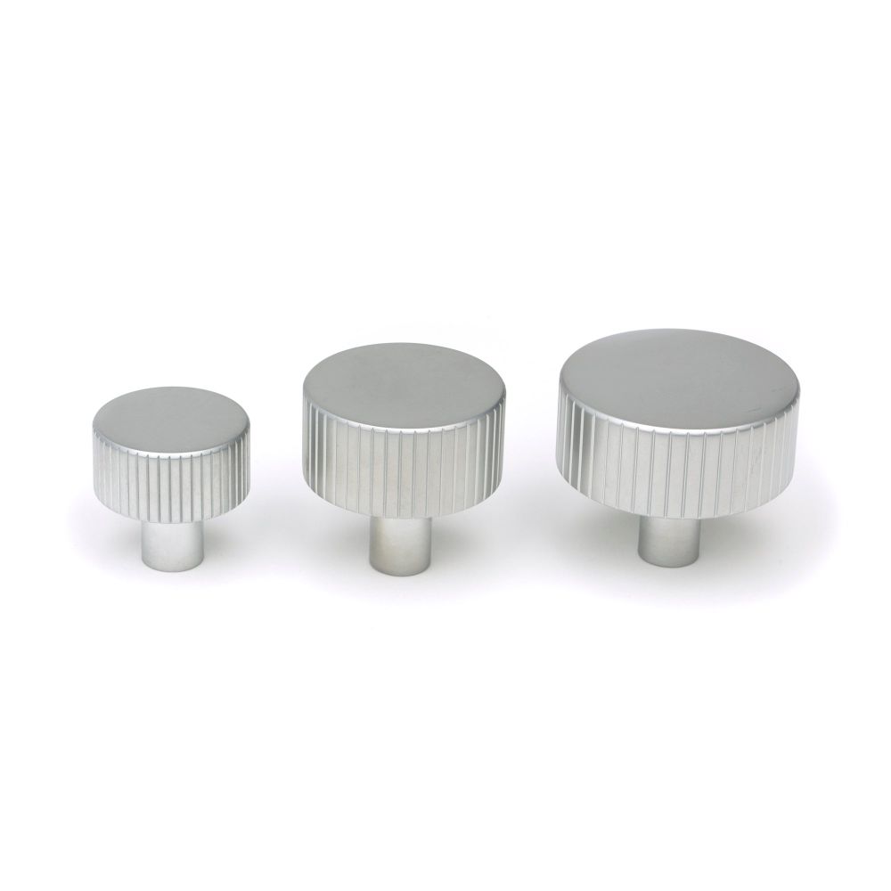 From The Anvil - Satin Chrome Judd Cabinet Knob - 25mm (No rose) | Sku. 50413 | Trade Door Handles.