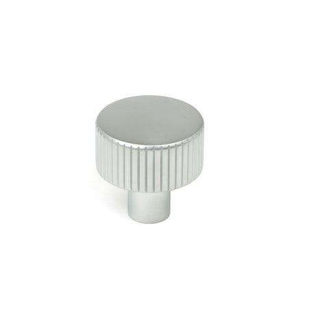 From The Anvil - Satin Chrome Judd Cabinet Knob - 25mm (No rose) | Sku. 50413 | Trade Door Handles.