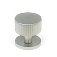 From The Anvil - Satin Chrome Judd Cabinet Knob - 32mm (Plain) | Sku. 50415 | Trade Door Handles.