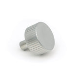 From The Anvil - Satin Chrome Judd Cabinet Knob - 32mm (No rose) | Sku. 50416 | Trade Door Handles.