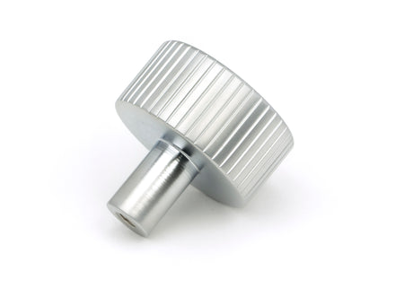 From The Anvil - Satin Chrome Judd Cabinet Knob - 32mm (No rose) | Sku. 50416 | Trade Door Handles.