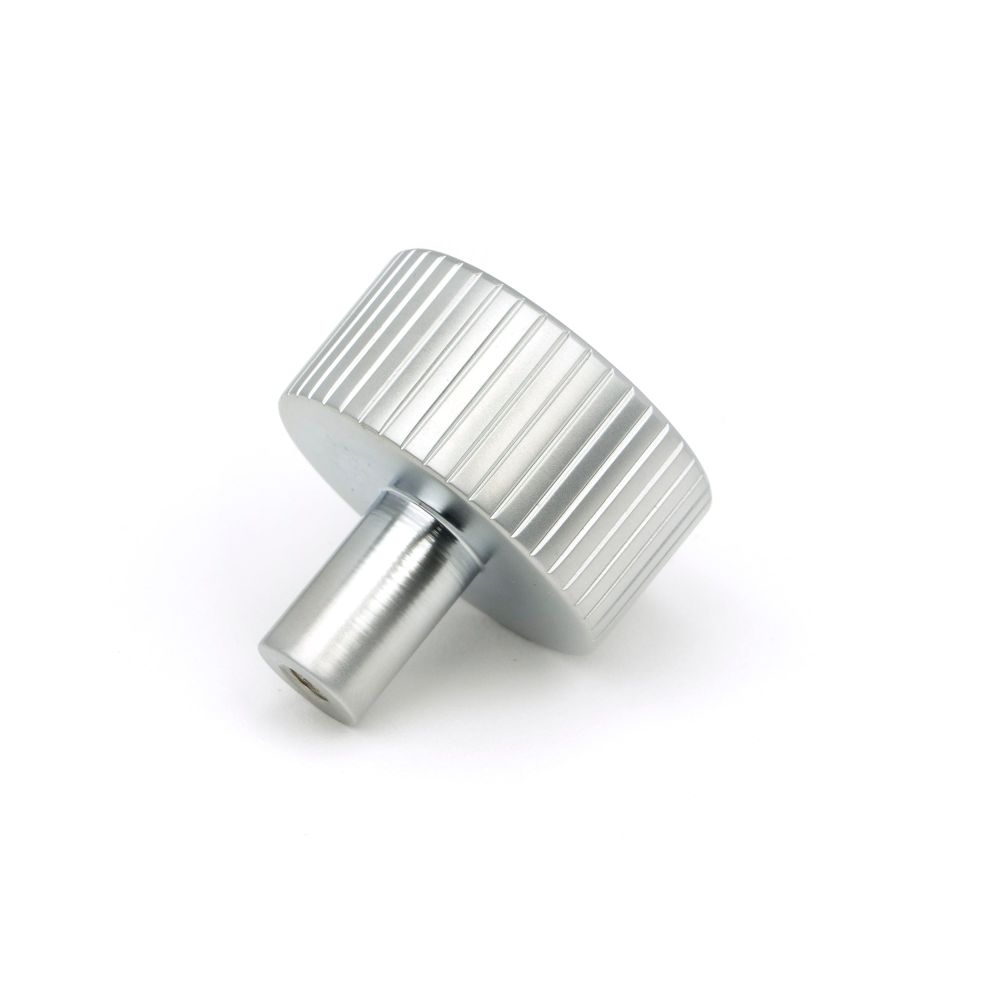 From The Anvil - Satin Chrome Judd Cabinet Knob - 32mm (No rose) | Sku. 50416 | Trade Door Handles.