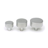 From The Anvil - Satin Chrome Judd Cabinet Knob - 32mm (No rose) | Sku. 50416 | Trade Door Handles.