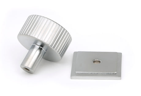 From The Anvil - Satin Chrome Judd Cabinet Knob - 32mm (Square) | Sku. 50417 | Trade Door Handles.