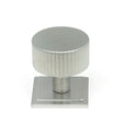 From The Anvil - Satin Chrome Judd Cabinet Knob - 32mm (Square) | Sku. 50417 | Trade Door Handles.