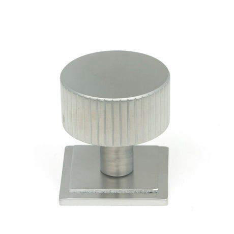 From The Anvil - Satin Chrome Judd Cabinet Knob - 32mm (Square) | Sku. 50417 | Trade Door Handles.