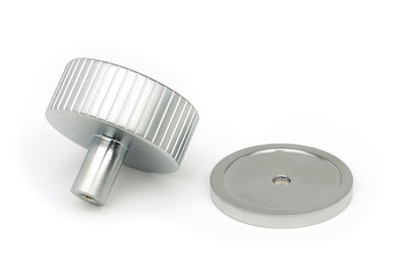 From The Anvil - Satin Chrome Judd Cabinet Knob - 38mm (Plain) | Sku. 50418 | Trade Door Handles.