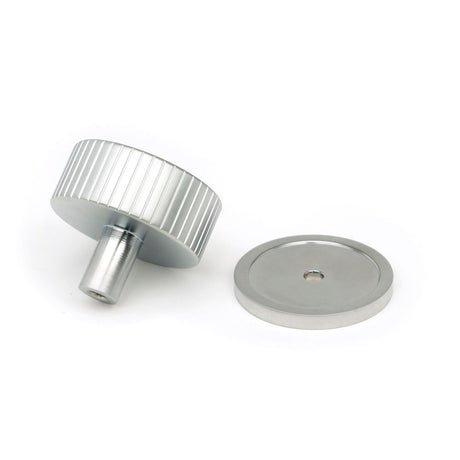 From The Anvil - Satin Chrome Judd Cabinet Knob - 38mm (Plain) | Sku. 50418 | Trade Door Handles.