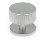 From The Anvil - Satin Chrome Judd Cabinet Knob - 38mm (Plain) | Sku. 50418 | Trade Door Handles.