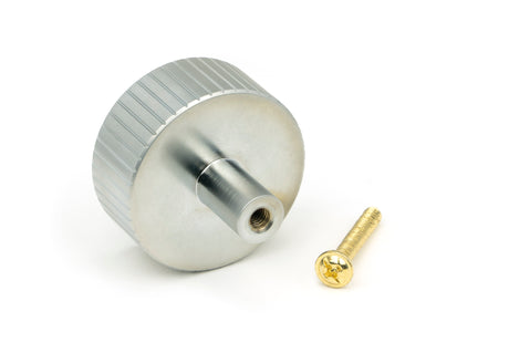 From The Anvil - Satin Chrome Judd Cabinet Knob - 38mm (No rose) | Sku. 50419 | Trade Door Handles.