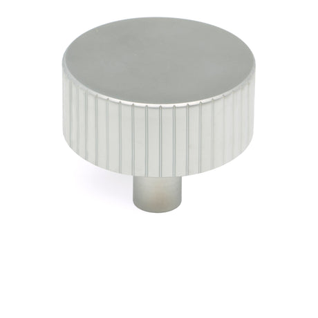 From The Anvil - Satin Chrome Judd Cabinet Knob - 38mm (No rose) | Sku. 50419 | Trade Door Handles.