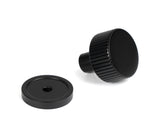 From The Anvil - Matt Black Judd Cabinet Knob - 25mm (Plain) | Sku. 50424 | Trade Door Handles.