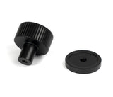 From The Anvil - Matt Black Judd Cabinet Knob - 25mm (Plain) | Sku. 50424 | Trade Door Handles.