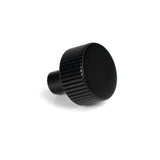 From The Anvil - Matt Black Judd Cabinet Knob - 25mm (No rose) | Sku. 50425 | Trade Door Handles.