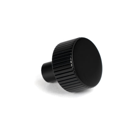 From The Anvil - Matt Black Judd Cabinet Knob - 25mm (No rose) | Sku. 50425 | Trade Door Handles.