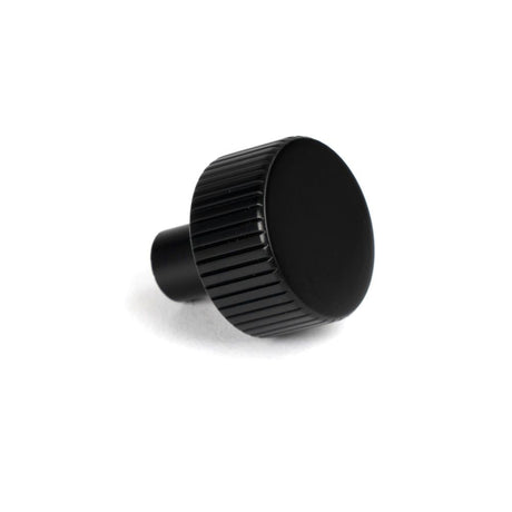 From The Anvil - Matt Black Judd Cabinet Knob - 25mm (No rose) | Sku. 50425 | Trade Door Handles.