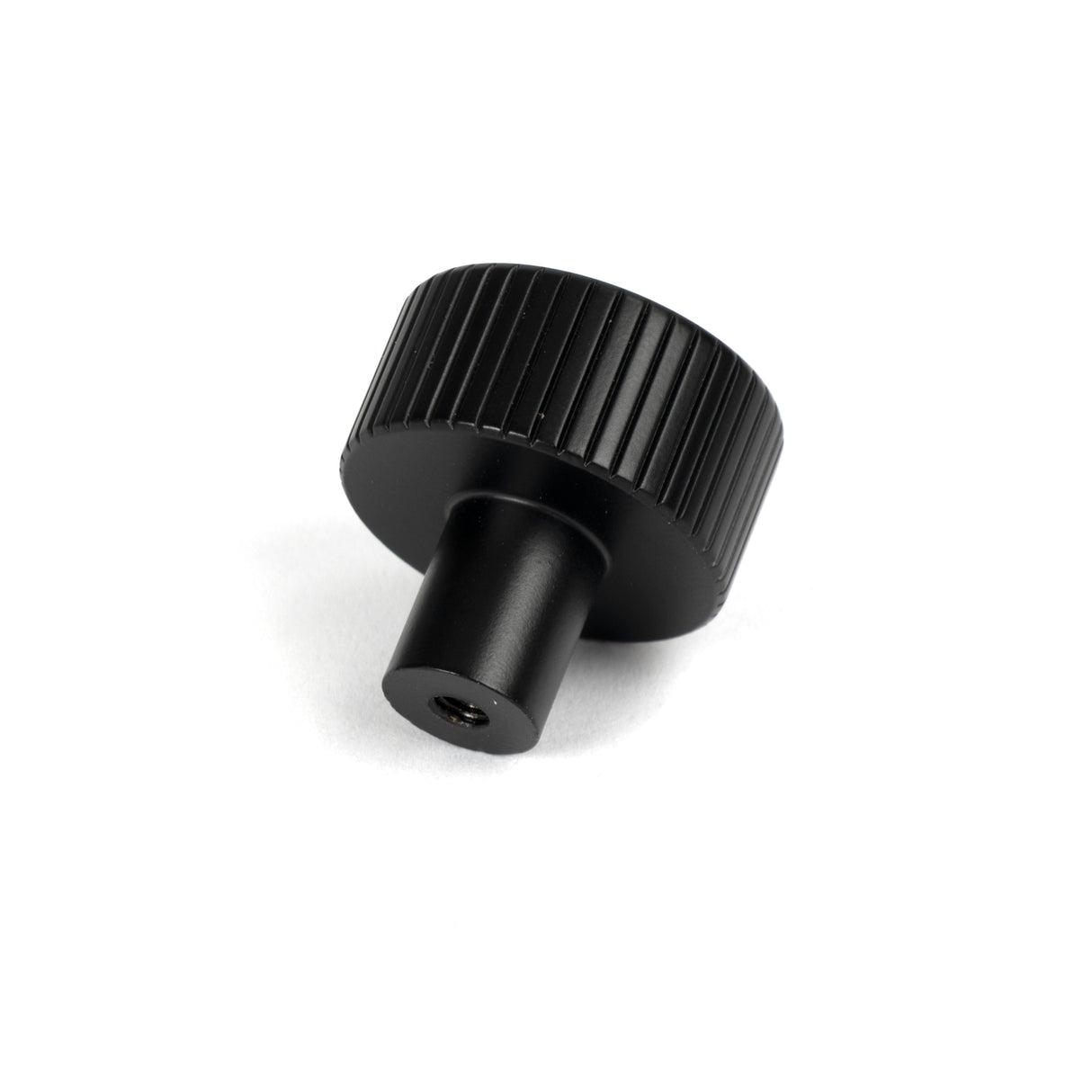 From The Anvil - Matt Black Judd Cabinet Knob - 25mm (No rose) | Sku. 50425 | Trade Door Handles.