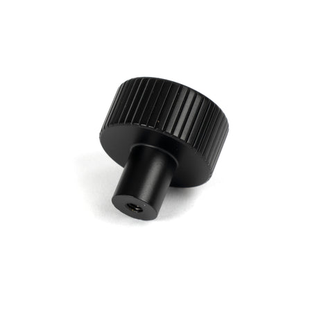 From The Anvil - Matt Black Judd Cabinet Knob - 25mm (No rose) | Sku. 50425 | Trade Door Handles.