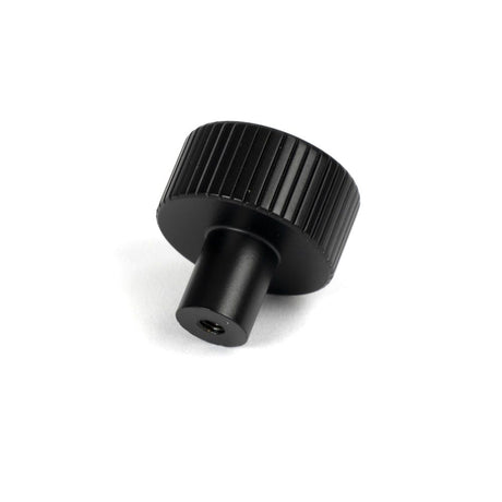 From The Anvil - Matt Black Judd Cabinet Knob - 25mm (No rose) | Sku. 50425 | Trade Door Handles.