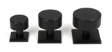 From The Anvil - Matt Black Judd Cabinet Knob - 25mm (Square) | Sku. 50426 | Trade Door Handles.