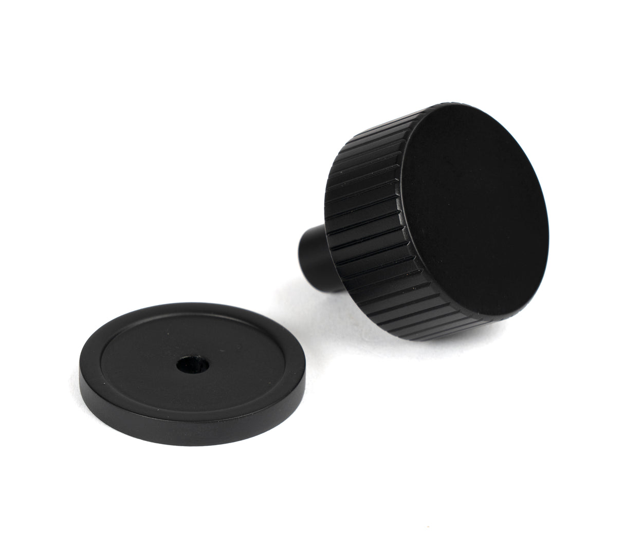 From The Anvil - Matt Black Judd Cabinet Knob - 32mm (Plain) | Sku. 50427 | Trade Door Handles.