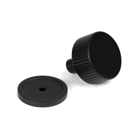 From The Anvil - Matt Black Judd Cabinet Knob - 32mm (Plain) | Sku. 50427 | Trade Door Handles.
