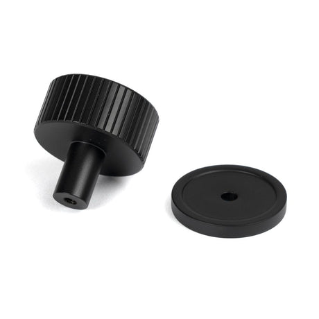 From The Anvil - Matt Black Judd Cabinet Knob - 32mm (Plain) | Sku. 50427 | Trade Door Handles.