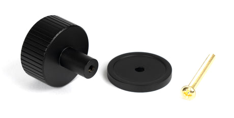 From The Anvil - Matt Black Judd Cabinet Knob - 32mm (Plain) | Sku. 50427 | Trade Door Handles.