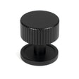 From The Anvil - Matt Black Judd Cabinet Knob - 32mm (Plain) | Sku. 50427 | Trade Door Handles.