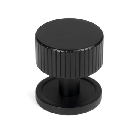 From The Anvil - Matt Black Judd Cabinet Knob - 32mm (Plain) | Sku. 50427 | Trade Door Handles.