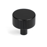 From The Anvil - Matt Black Judd Cabinet Knob - 32mm (No rose) | Sku. 50428 | Trade Door Handles.