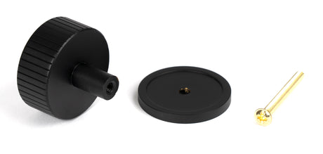 From The Anvil - Matt Black Judd Cabinet Knob - 38mm (Plain) | Sku. 50430 | Trade Door Handles.